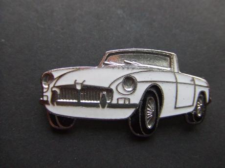 MGB tweedeurs sportauto zescilinder roadster coupé MGC, British Motor Corporation (BMC), later British Leyland, 1967 - 1969 wit model